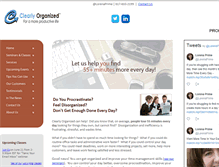 Tablet Screenshot of clearlyorganizedlife.com